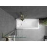 Mexen Next L paroi de douche 1-volet 60 x 150 cm, transparent, doré - 895-060-000-03-00-50