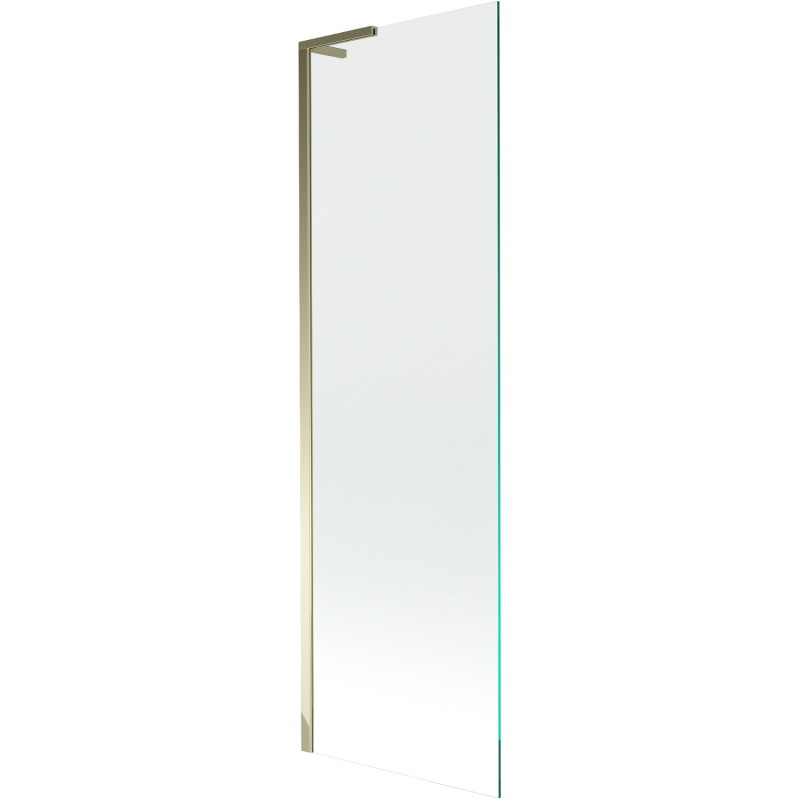 Mexen Next L paravan za kadu s jednim krilom 60 x 150 cm, proziran, zlatni - 895-060-000-03-00-50