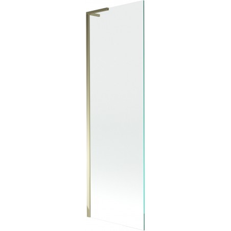 Mexen Next L paravan za kadu s jednim krilom 60 x 150 cm, proziran, zlatni - 895-060-000-03-00-50