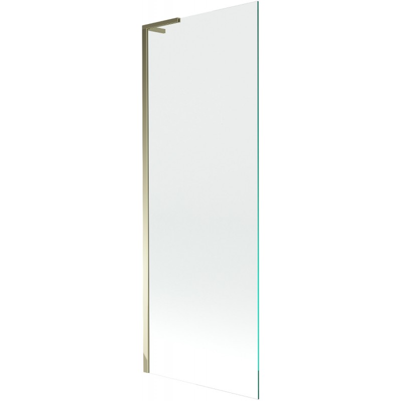 Mexen Next L Badewannenabtrennung 1-flügelig 70 x 150 cm, transparent, gold - 895-070-000-03-00-50