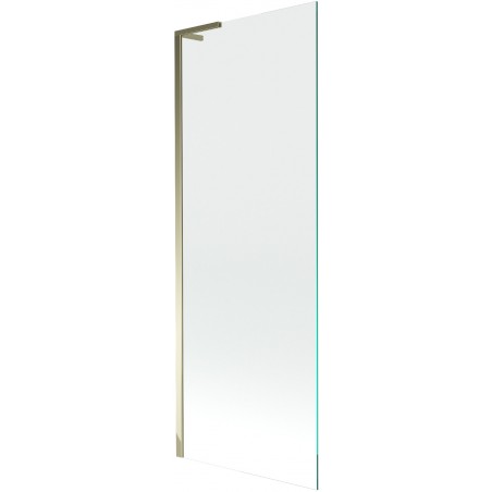 Mexen Next L Badewannenabtrennung 1-flügelig 70 x 150 cm, transparent, gold - 895-070-000-03-00-50