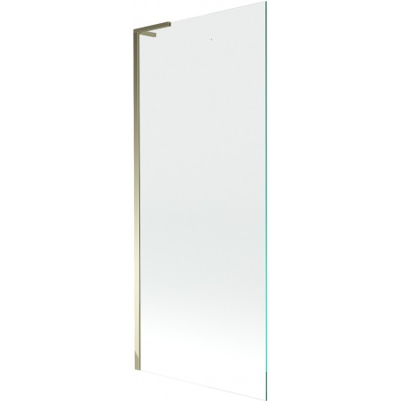 Mexen Next L Badewannenfaltwand 1-flügelig 80 x 150 cm, transparent, gold - 895-080-000-03-00-50