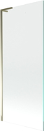 Mexen Next L yksiovinen suihkuseinä 80 x 150 cm, läpinäkyvä, kultainen - 895-080-000-03-00-50