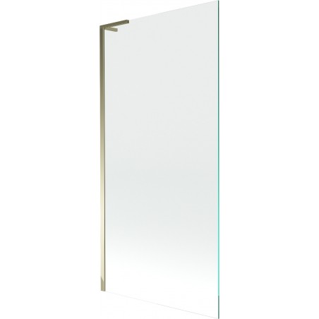 Mexen Next L Glas Badewannenabdeckung 1-flügelig 90 x 150 cm, transparent, gold - 895-090-000-03-00-50