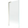 Paroi de baignoire en verre Mexen Next L 1-volet 90 x 150 cm, transparent, dorée - 895-090-000-03-00-50