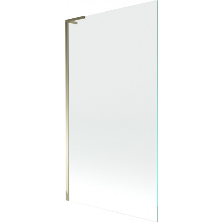 Mexen Next L Badewannenfaltwand 1-flügelig 100 x 150 cm, transparent, gold - 895-100-000-03-00-50