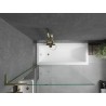 Mexen Next L tuš pregrada s jednim krilom 100 x 150 cm, prozirna, zlatna - 895-100-000-03-00-50
