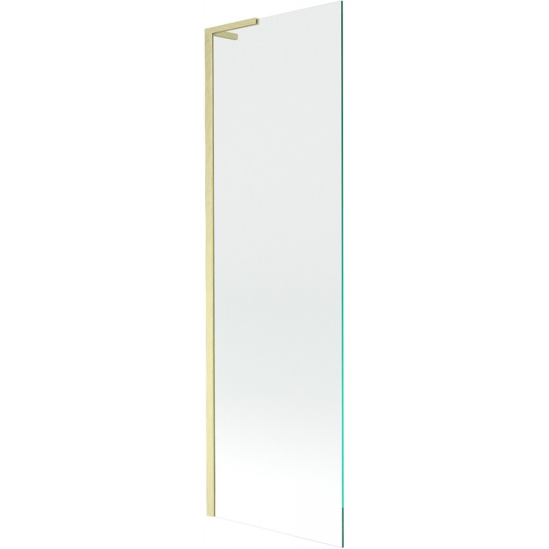 Mexen Next L Badewannenfaltwand 1-flügelig 60 x 150 cm, transparent, gebürstetes Gold - 895-060-000-03-00-55
