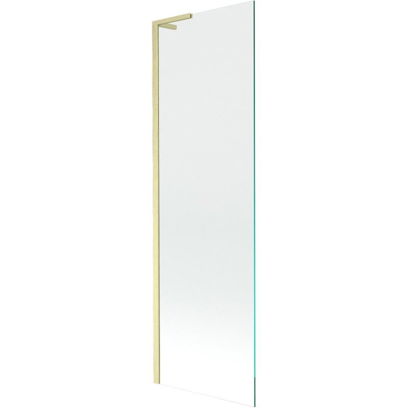 Mexen Next L vannipaneel, 1-osaline 60 x 150 cm, läbipaistev, kuldne harjatud - 895-060-000-03-00-55