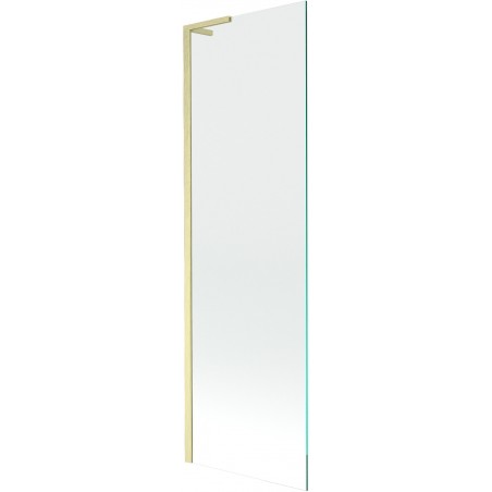 Mexen Next L Badewannenfaltwand 1-flügelig 60 x 150 cm, transparent, gebürstetes Gold - 895-060-000-03-00-55