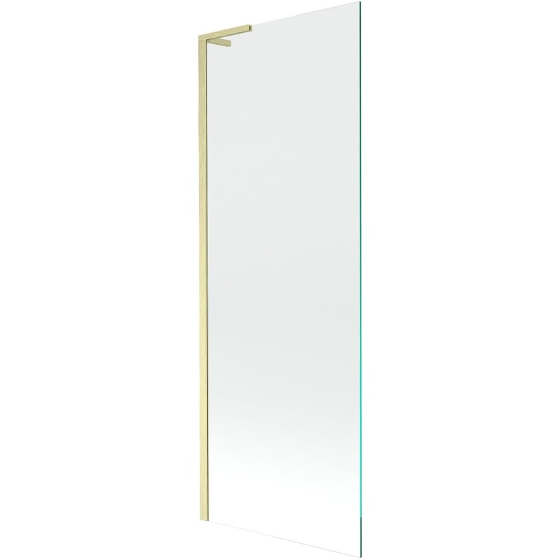 Mexen Next L jednokrilni paravan za kadu 70 x 150 cm, proziran, zlatni brušeni - 895-070-000-03-00-55