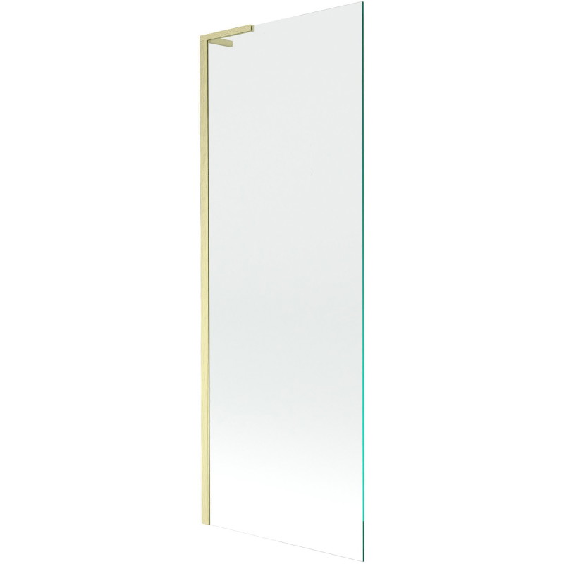 Mexen Next L vannitoa vahesein 1-leheline 70 x 150 cm, läbipaistev, kuldne harjatud - 895-070-000-03-00-55