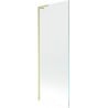 Mexen Next L Badewannenwand 1-flügelig 70 x 150 cm, transparent, gold gebürstet - 895-070-000-03-00-55