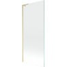 Mexen Next L 1-wing bath screen 80 x 150 cm, transparent, brushed gold - 895-080-000-03-00-55