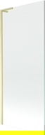 Mexen Next L 1-flillegegt Duschschierm 80 x 150 cm, transparent, goud gebierst - 895-080-000-03-00-55