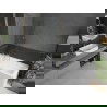 Mexen Next L badscherm 1-vleugelig 90 x 150 cm, transparant, geborsteld goud - 895-090-000-03-00-55