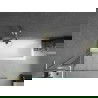 Mexen Next L badscherm 1-vleugelig 90 x 150 cm, transparant, geborsteld goud - 895-090-000-03-00-55