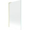 Paroi de baignoire Mexen Next L 1-volet 100 x 150 cm, transparent, or brossé - 895-100-000-03-00-55