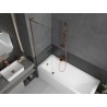 Mexen Next L Bath Screen 1-Panel 60 x 150 cm, Transparent, Rose Gold - 895-060-000-03-00-60