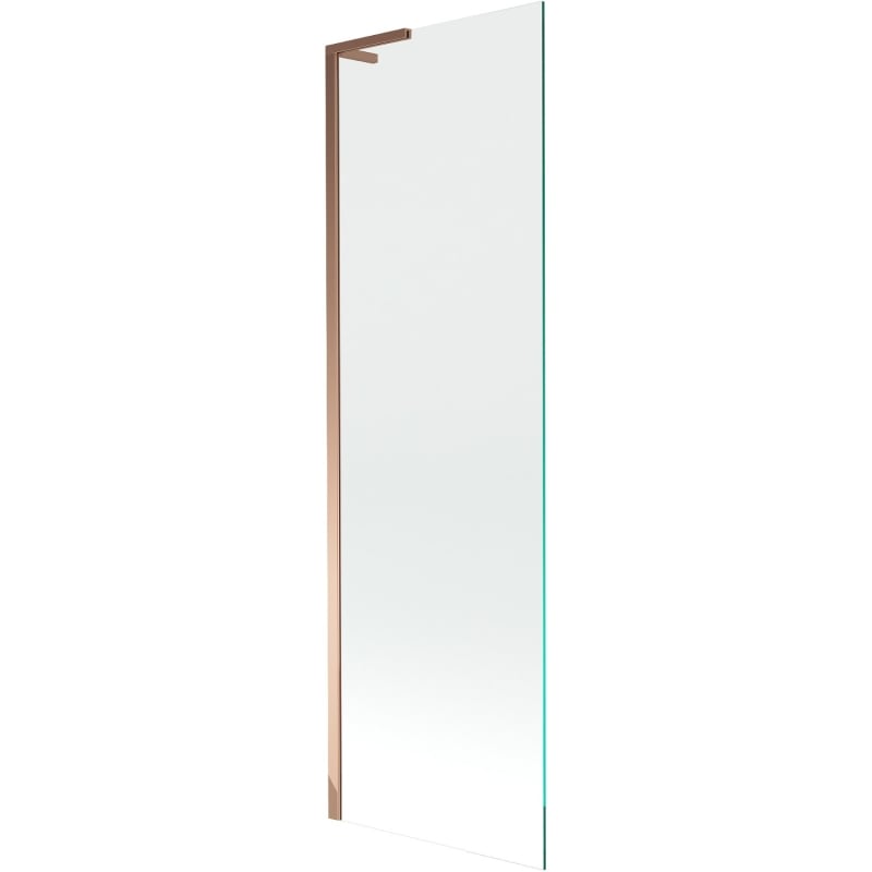 Mexen Next L vannitoa vahesein, 1-paneelne 60 x 150 cm, läbipaistev, roosa kuld - 895-060-000-03-00-60
