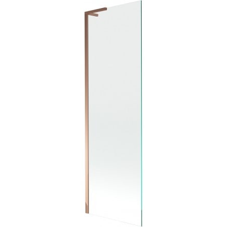 Mexen Next L vannitoa vahesein, 1-paneelne 60 x 150 cm, läbipaistev, roosa kuld - 895-060-000-03-00-60