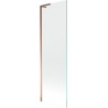 Mexen Next L Bath Screen 1-Panel 60 x 150 cm, Transparent, Rose Gold - 895-060-000-03-00-60