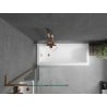 Mexen Next L pare-douche 1-pan 70 x 150 cm, transparent, or rose - 895-070-000-03-00-60
