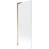 Mexen Next L pare-douche 1-pan 70 x 150 cm, transparent, or rose - 895-070-000-03-00-60