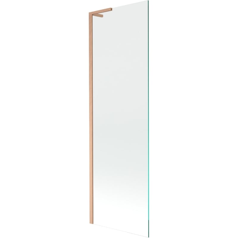 Mexen Next L jednodijelna tuš paravana 60 x 150 cm, prozirna, brušeni bakar - 895-060-000-03-00-65