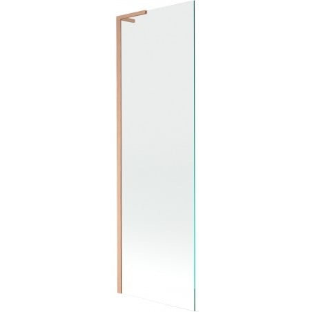 Mexen Next L jednodijelna tuš paravana 60 x 150 cm, prozirna, brušeni bakar - 895-060-000-03-00-65