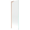 Mexen Next L Badewannenabtrennung 1-flügelig 60 x 150 cm, transparent, gebürstetes Kupfer - 895-060-000-03-00-65