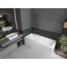 Mexen Next L paroi de baignoire 1-volet 70 x 150 cm, transparent, cuivre brossé - 895-070-000-03-00-65