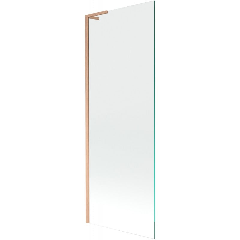 Mexen Next L Badewannen-Faltwand 1-flügelig 70 x 150 cm, transparent, gebürstetes Kupfer - 895-070-000-03-00-65
