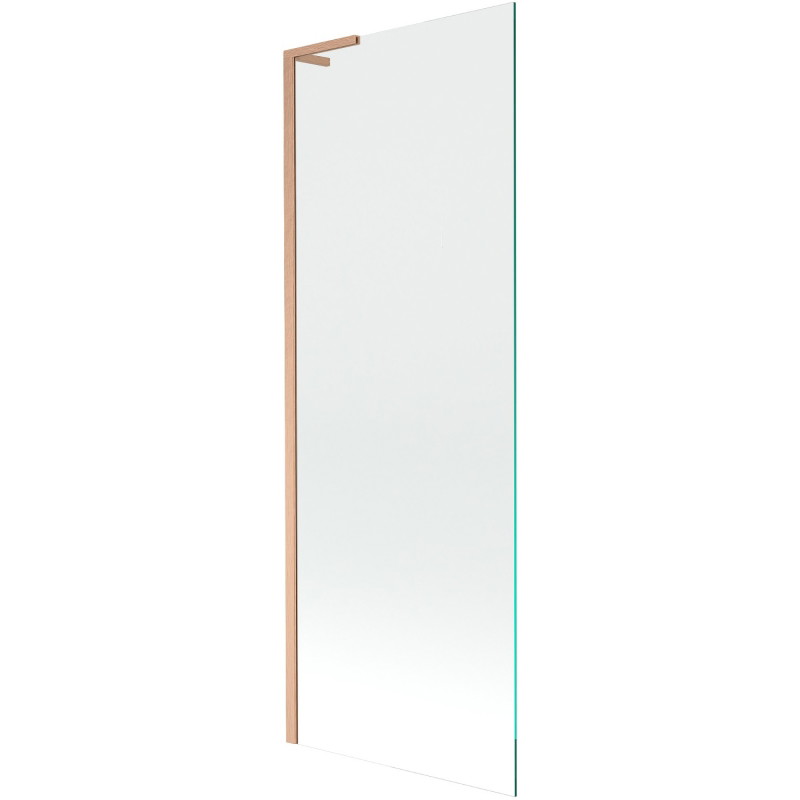 Mexen Next L jednokrilni tuš paravan 70 x 150 cm, proziran, brušeni bakar - 895-070-000-03-00-65