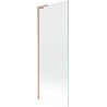Mexen Next L Badewannen-Faltwand 1-flügelig 70 x 150 cm, transparent, gebürstetes Kupfer - 895-070-000-03-00-65