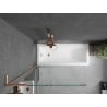 Paroi de baignoire Mexen Next L 1-volet 90 x 150 cm, transparent, cuivre brossé - 895-090-000-03-00-65