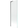 Mexen Next L paravan za kadu s jednim krilom 60 x 150 cm, proziran, brušeni gun gray - 895-060-000-03-00-66