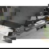Mexen Next L Badewannen-Duschwand 1-flügelig 70 x 150 cm, transparent, gun gray gebürstet - 895-070-000-03-00-66