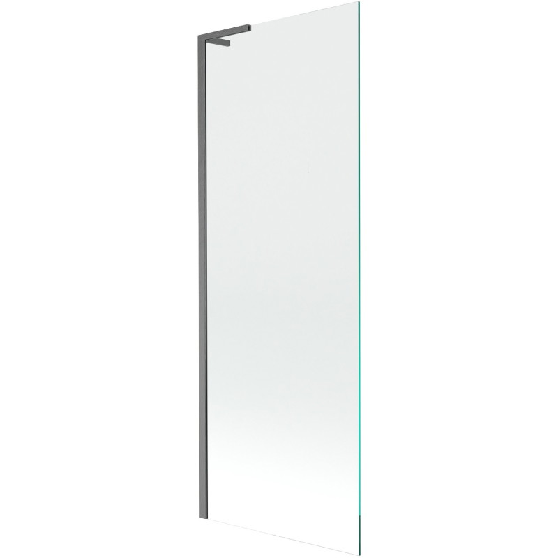 Mexen Next L vannitoapaneel, 1-leheline, 70 x 150 cm, läbipaistev, harjatud gun gray - 895-070-000-03-00-66
