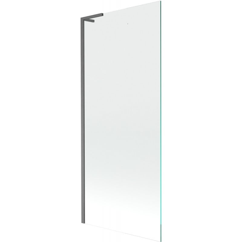 Mexen Next L bath screen 1-wing 80 x 150 cm, transparent, brushed gun gray - 895-080-000-03-00-66