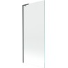 Mexen Next L tuš paravan s jednim krilom 80 x 150 cm, proziran, brušeni gun gray - 895-080-000-03-00-66