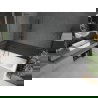 Mexen Next L Duschwand 1-flügelig 100 x 150 cm, transparent, gebürstetes Gun Gray - 895-100-000-03-00-66