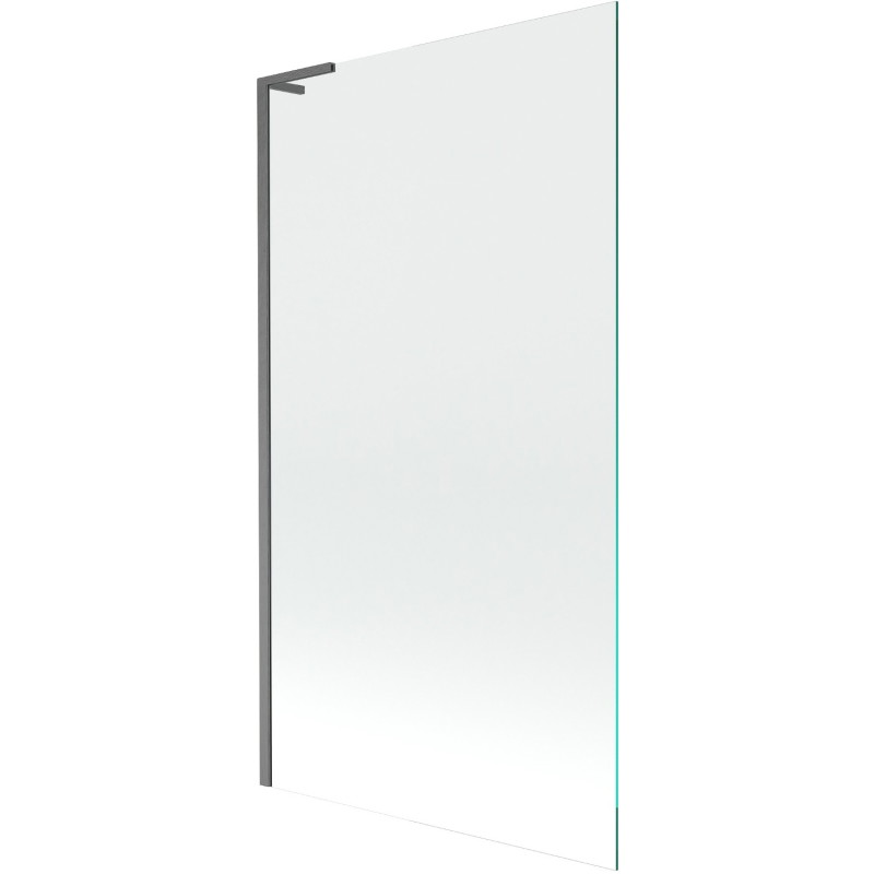 Mexen Next L vannieklaas 1-leheline 100 x 150 cm, läbipaistev, pintseldatud relvade hall - 895-100-000-03-00-66