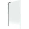 Mexen Next L vannieklaas 1-leheline 100 x 150 cm, läbipaistev, pintseldatud relvade hall - 895-100-000-03-00-66
