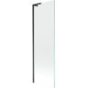 Mexen Next L vannisein 1-ukseline 60 x 150 cm, läbipaistev, must - 895-060-000-03-00-70