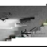 Mexen Next L Wannabtrennung 1-flügelig 60 x 150 cm, transparent, schwarz - 895-060-000-03-00-70
