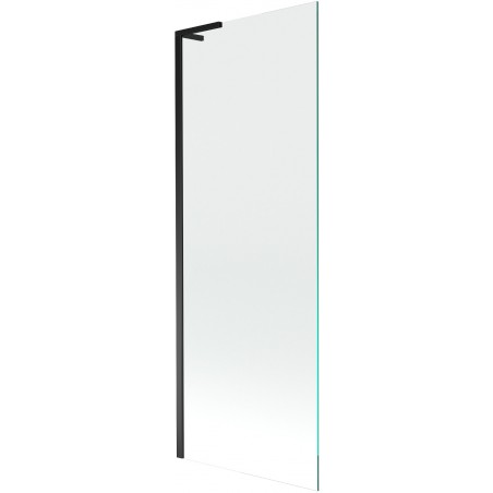 Mexen Next L badwand 1-deurs 70 x 150 cm, transparant, zwart - 895-070-000-03-00-70