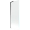 Mexen Next L Badewannenabtrennung 1-flügelig 70 x 150 cm, transparent, schwarz - 895-070-000-03-00-70