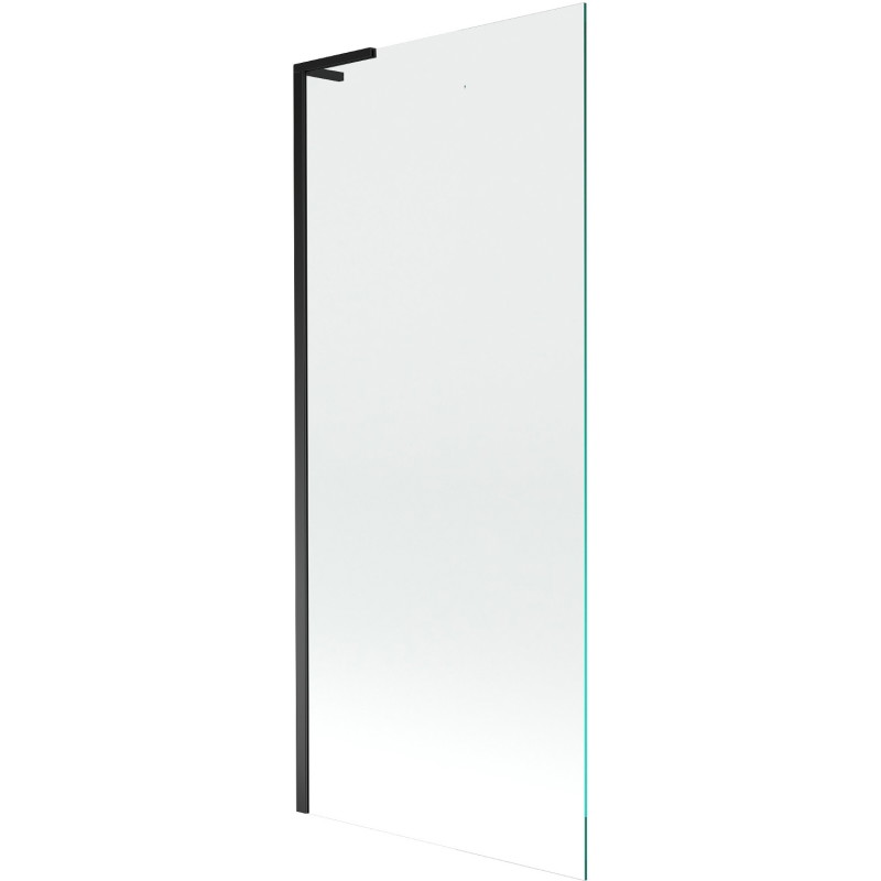 Mexen Next L tuš pregrada s 1 krilom 80 x 150 cm, prozirna, crna - 895-080-000-03-00-70