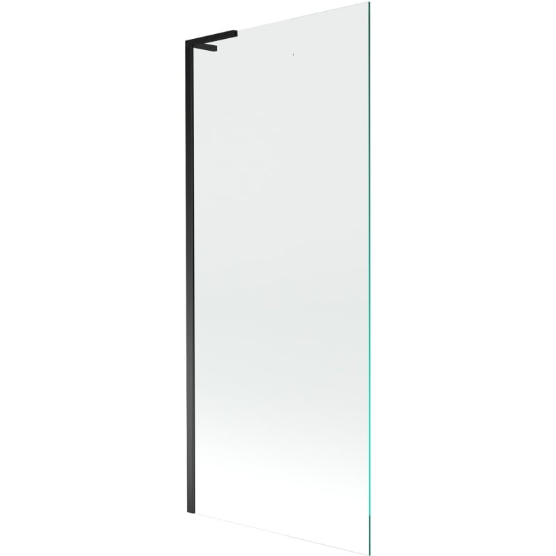 Mexen Next L vannitoa ekraan 1-leheline 80 x 150 cm, läbipaistev, must - 895-080-000-03-00-70
